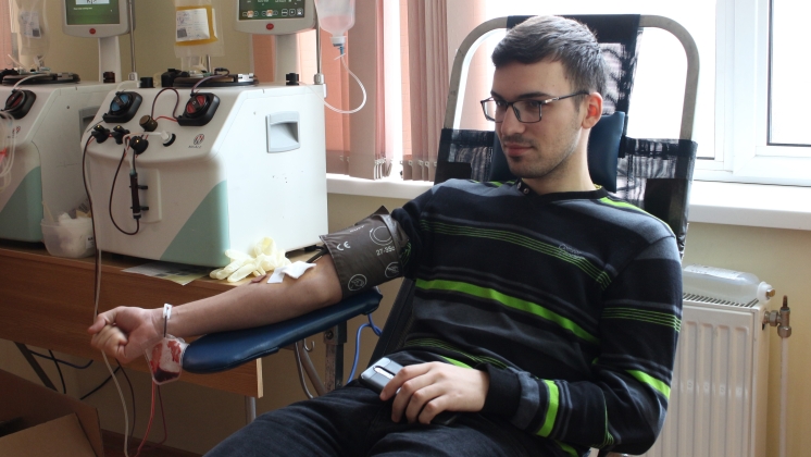 Under the support of the Ministry of Health of the Republic of Moldova and the National Blood Transfusion Center of the Republic of Moldova, a voluntary blood donation campaign was held at the Comrat State University
